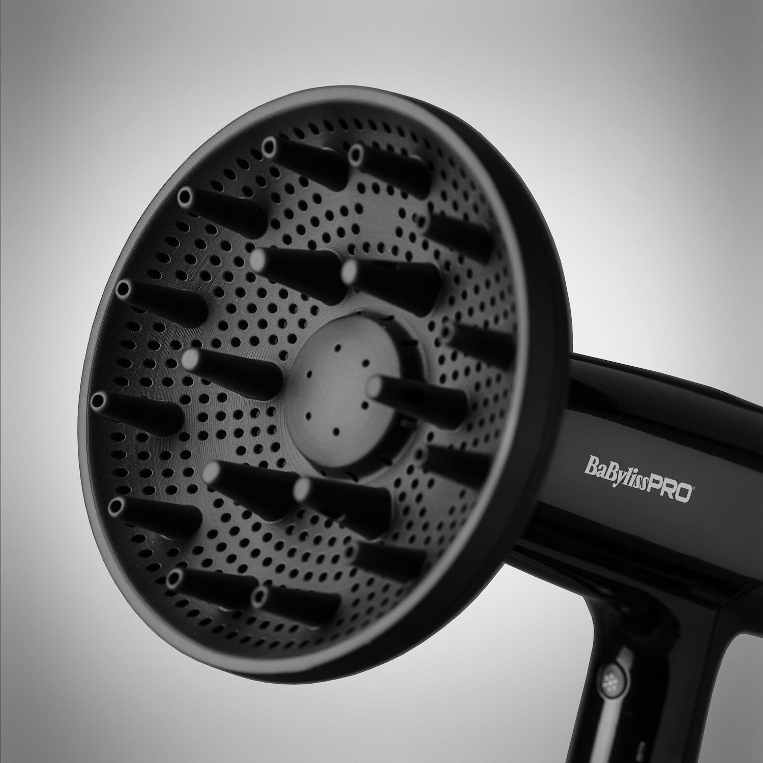 BaBylissPRO Falco Haartrockner Digital Highspeed Schwarz/Silber BAB8550BE