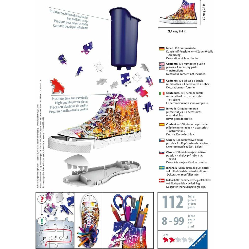 ravensburger 3D-Puzzle Kecka New York City 108 Teile