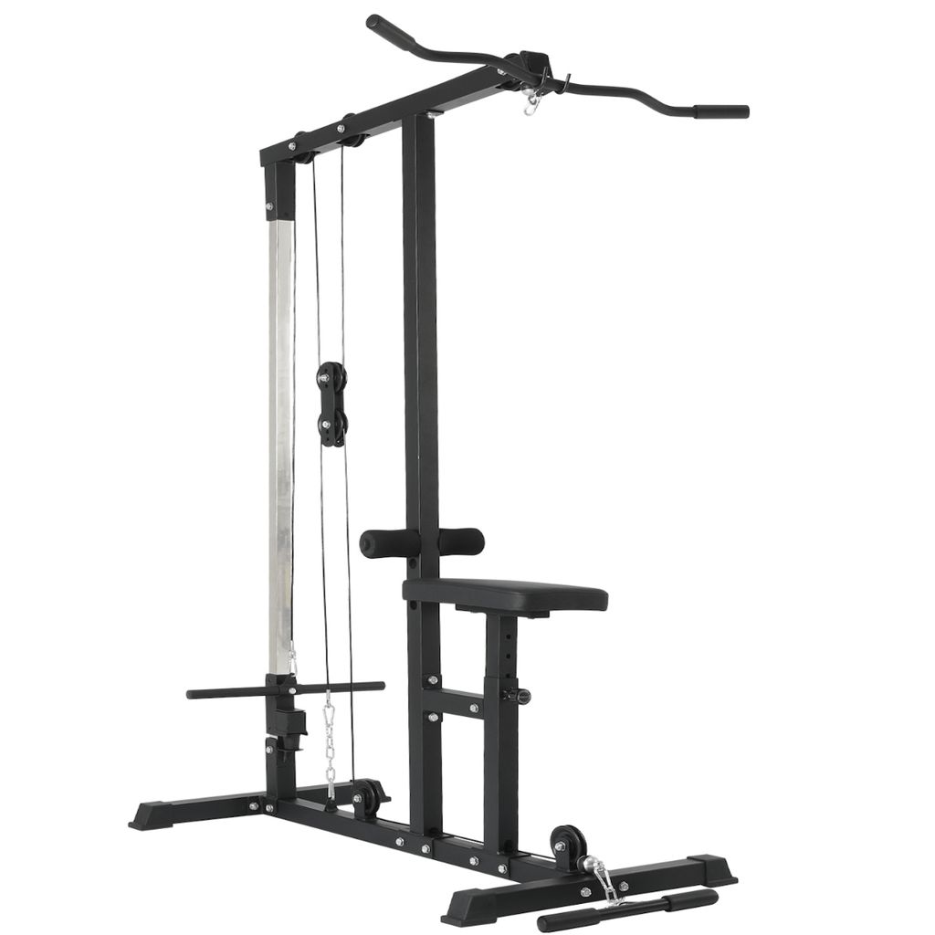 FFitness LAT MACHINE PULLEY PANCA MULTIFUNZIONE E SISTEMA DI PULEGGIA FF