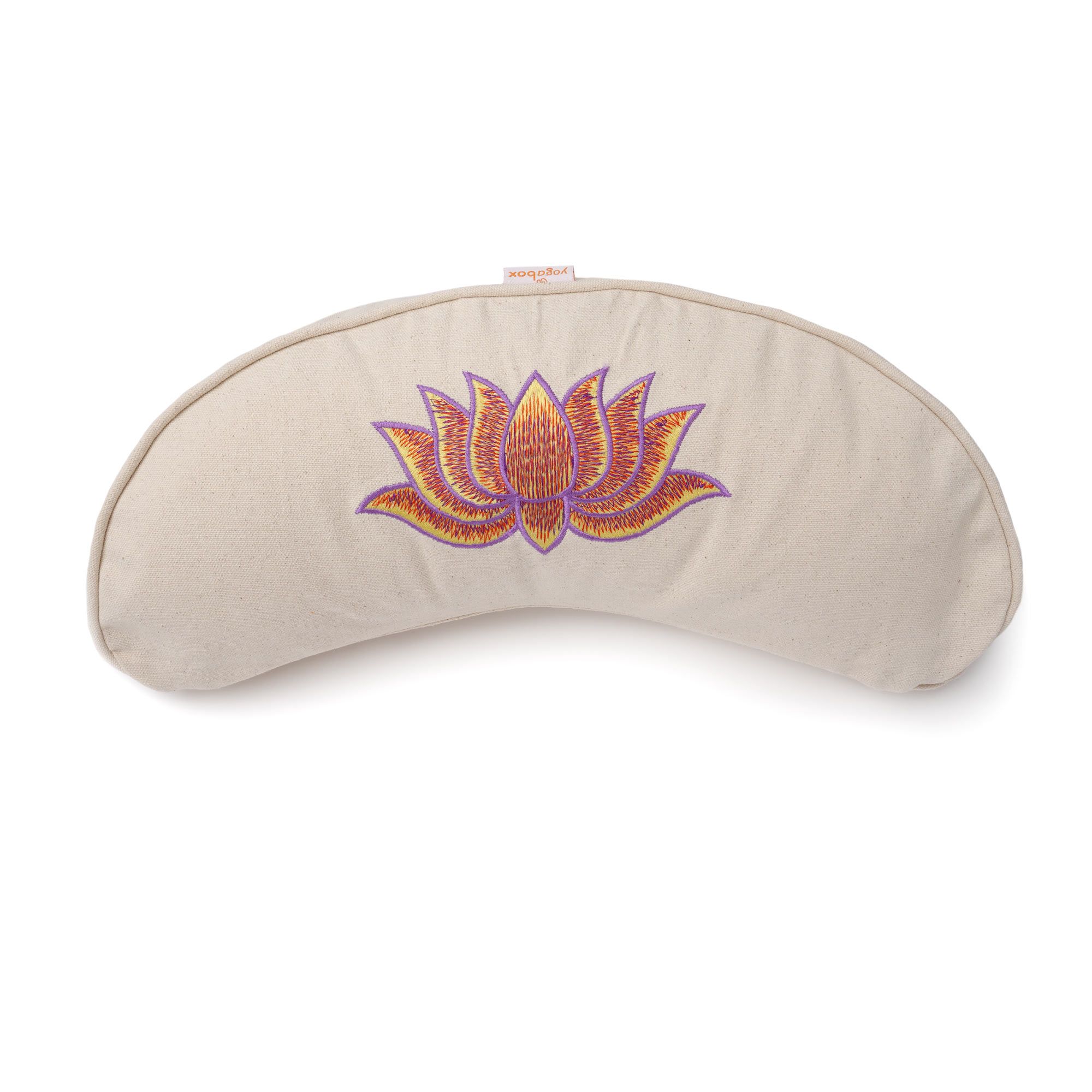 yogabox Yogakissen Halbmond Basic Lotus Stick multicolor - natur 40 x 17 12,0 cm 1 St