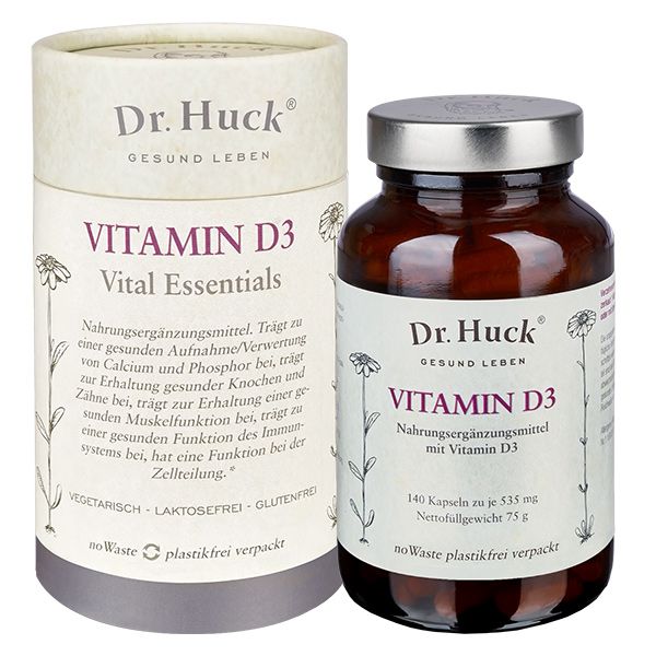 Dr. Huck Vitamin D3 Kapseln Vegan