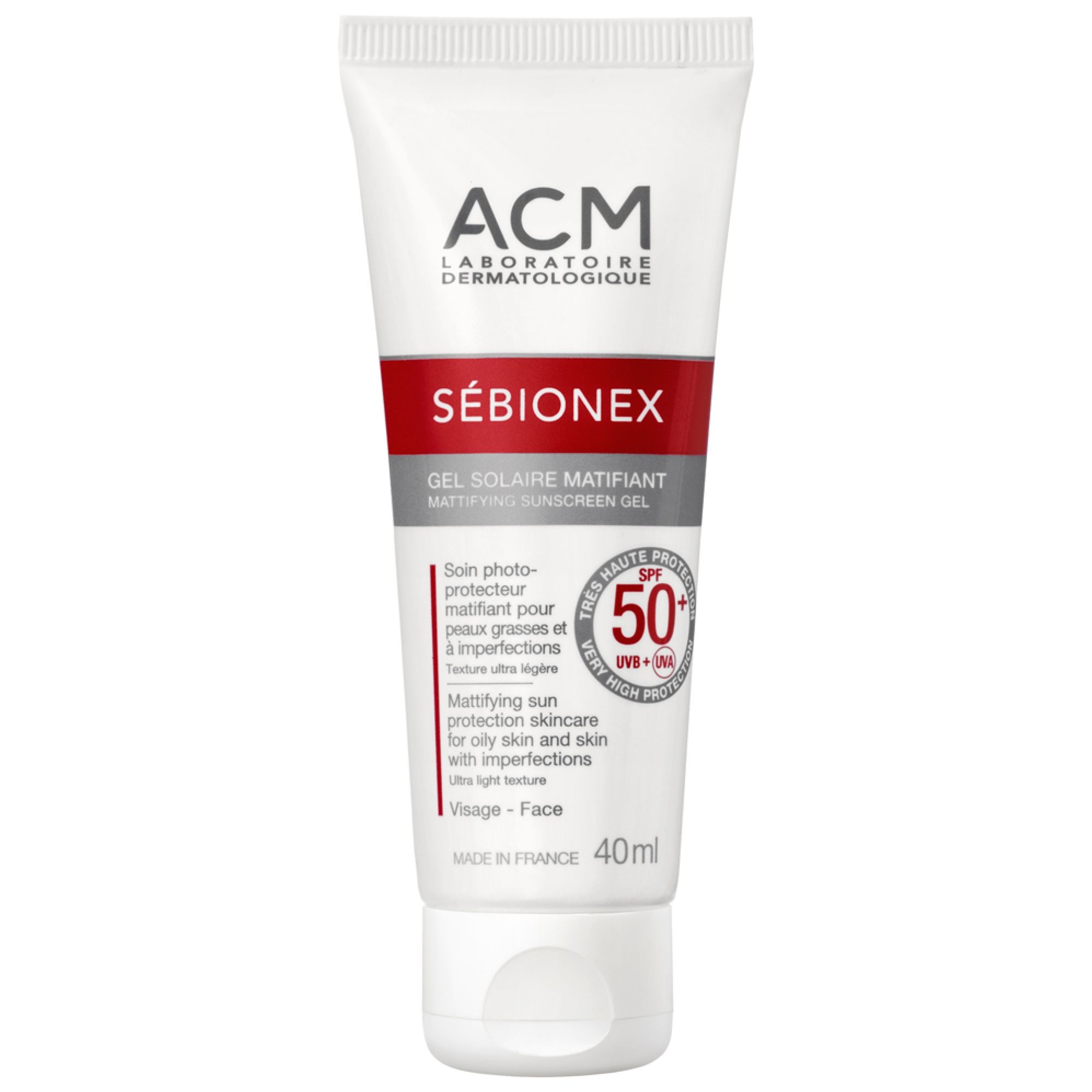 Laboratoire ACM Sebionex Matifying Solar Gel Spf50+ 3,5x5x14 cm