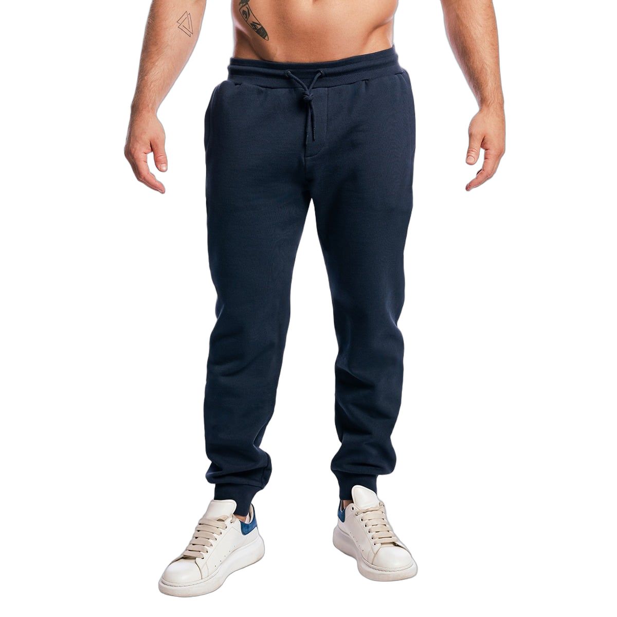 GymBeam Jogginghose Herren oversized mit Kordelzug und Taschen in Nightfall 1 St
