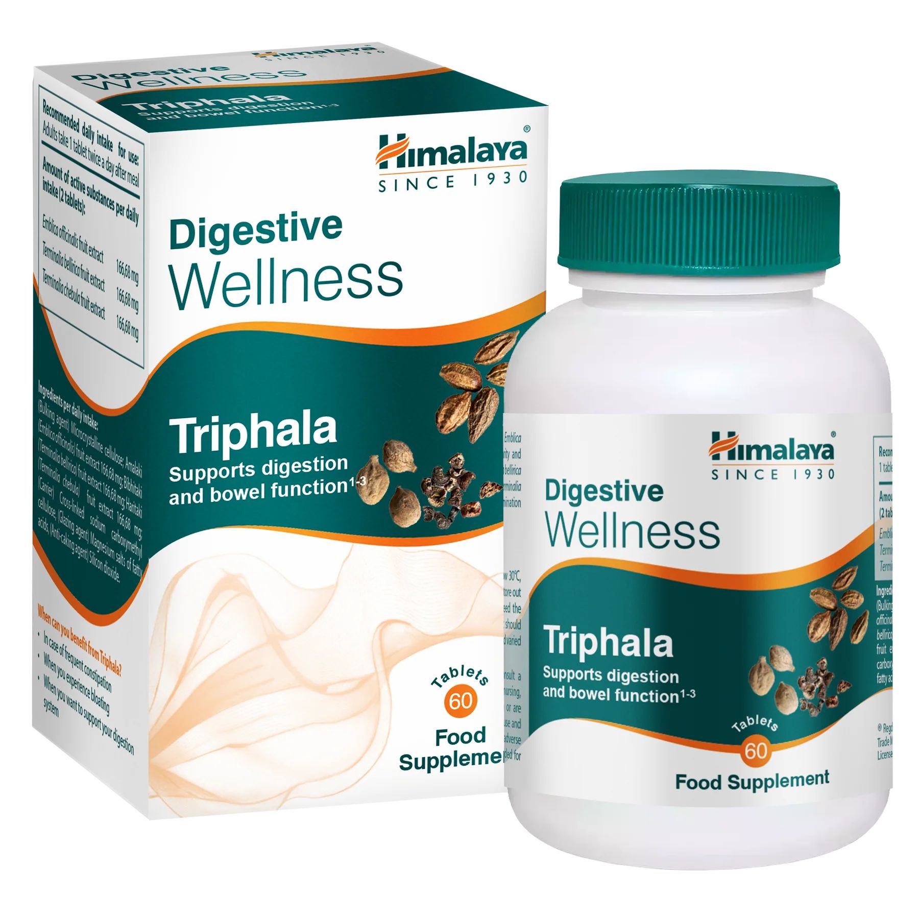 Himalaya Digestive Wellness Triphala - 60 Tabletten