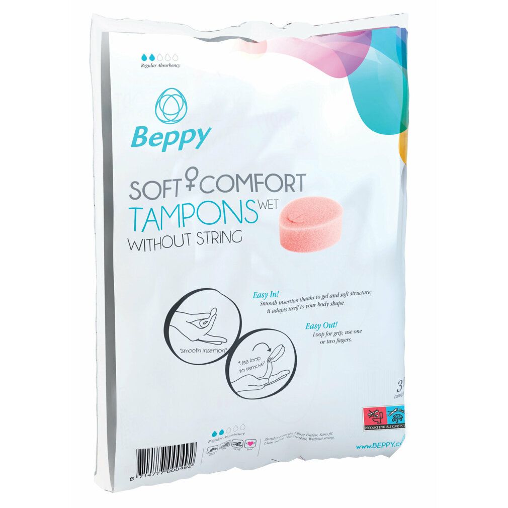 Beppy *WET* Soft + Comfort Tampons without String
