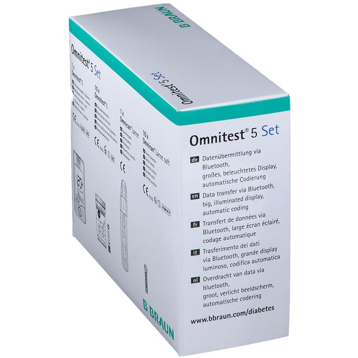 Omnitest® 5 Set mg/dl weiß