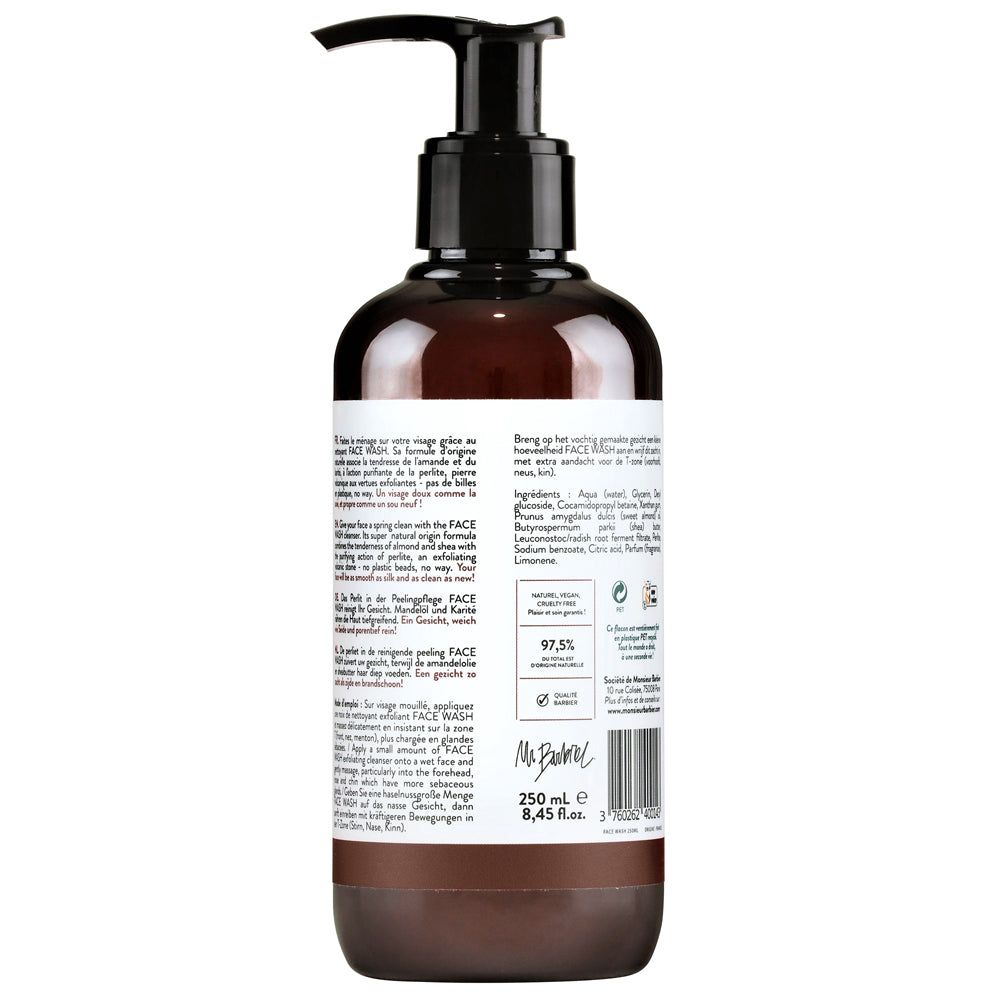 Monsieur BARBIER - Peeling-Reiniger für Gesicht und Körper für Männer