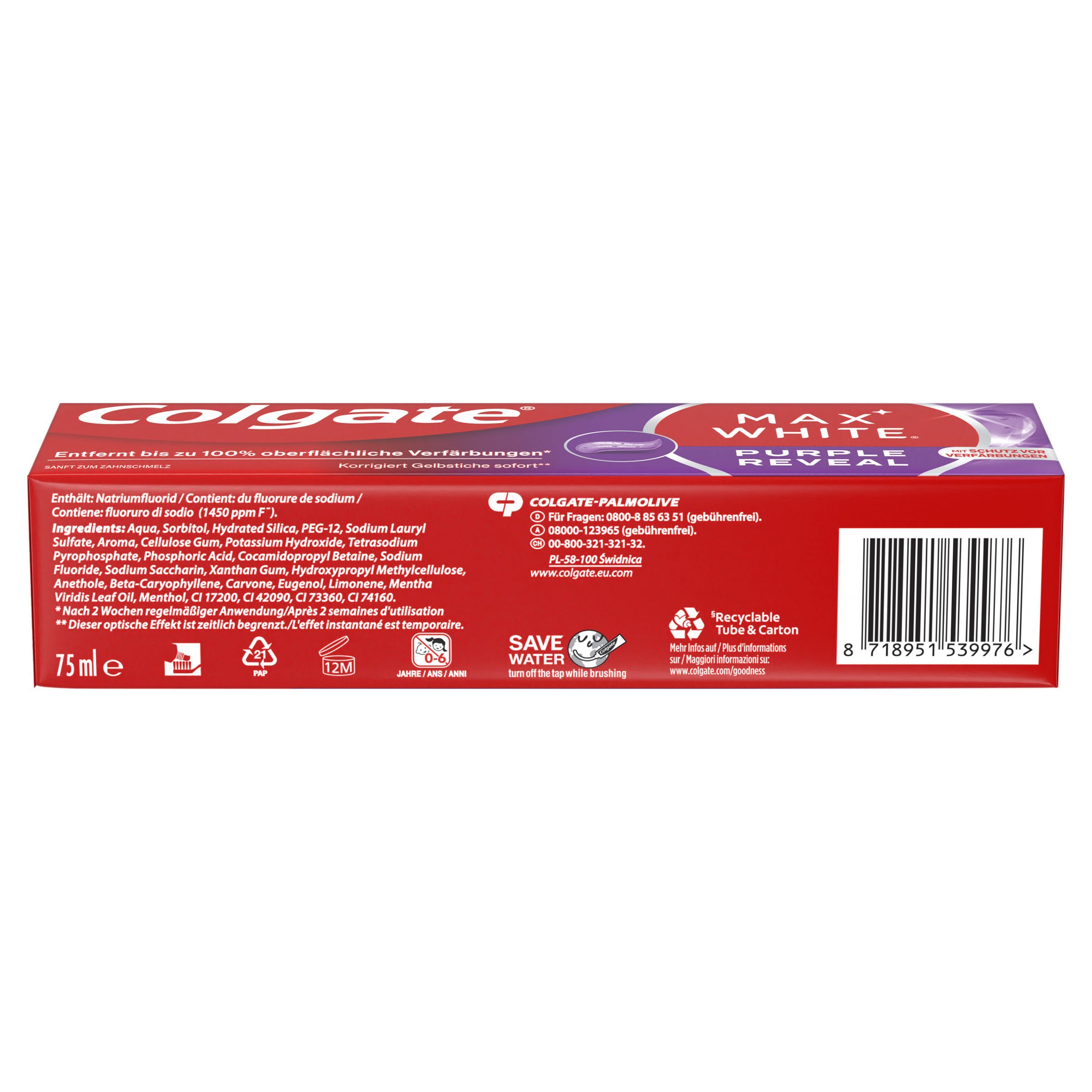 Colgate Max White Purple Routine Advanced Routine Set