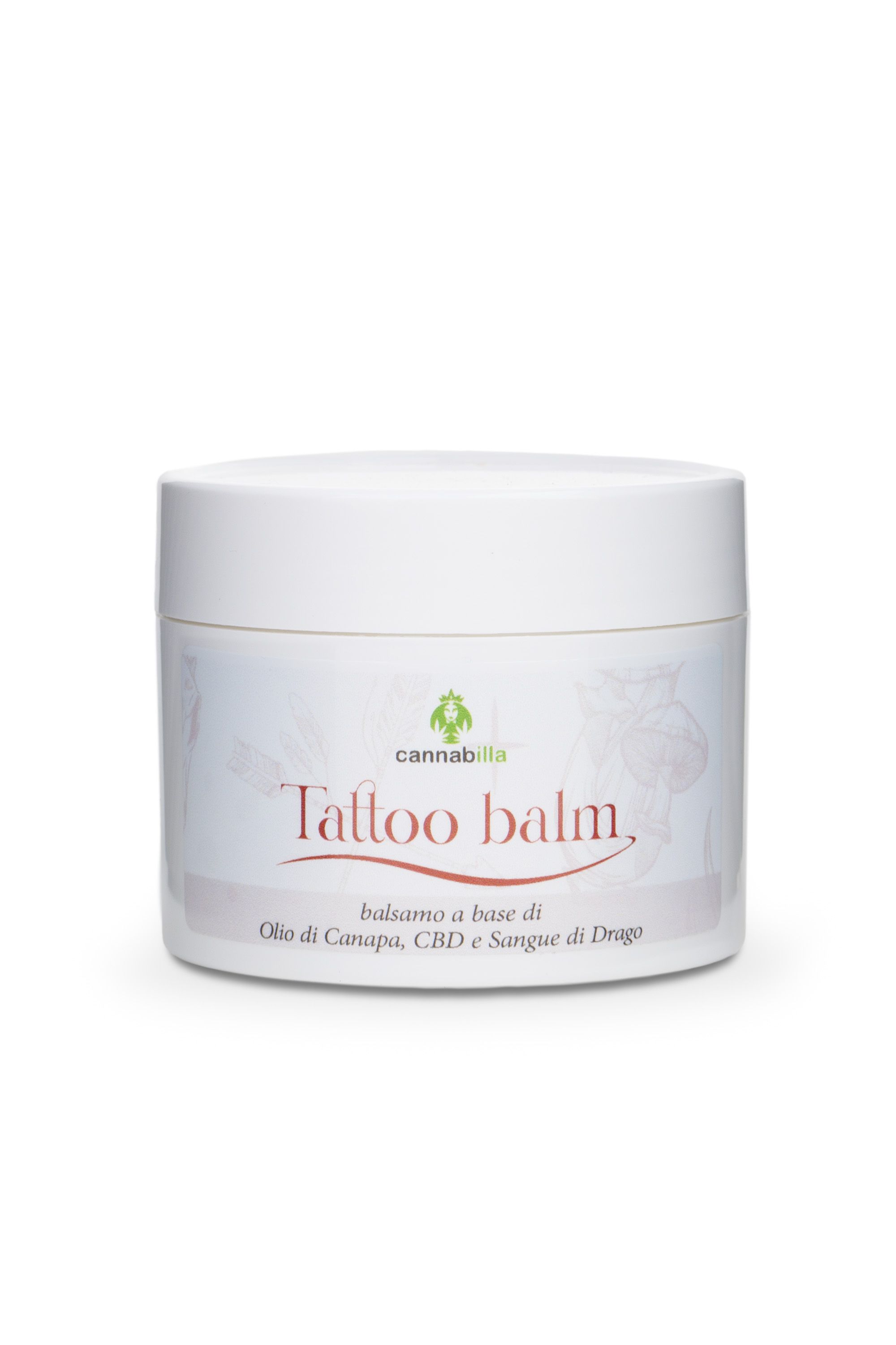 Cannabilla - Balsamo per Tatuaggi alla Canapa - Tattoo Balm