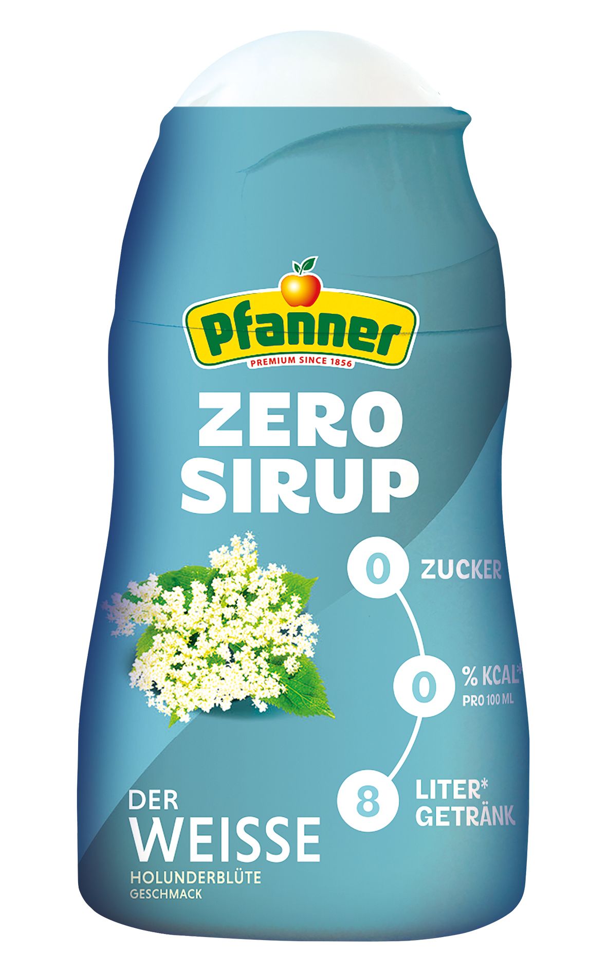 Pfanner Der Weiße Tee Zitrone-Holunderblüte Zero Sirup