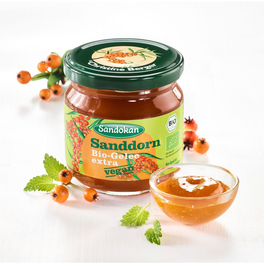 Sanddorn-Gelee extra Bio 0,225 kg - Shop Apotheke