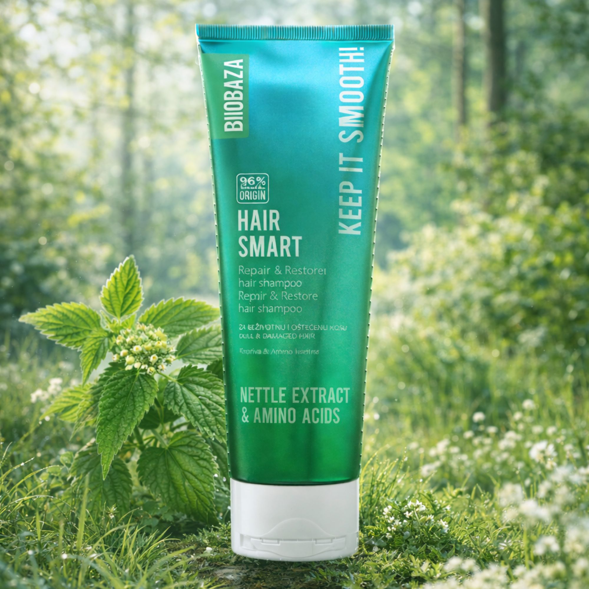 BIOBAZA Hair Smart Shampoo für Wachstum & Regeneration