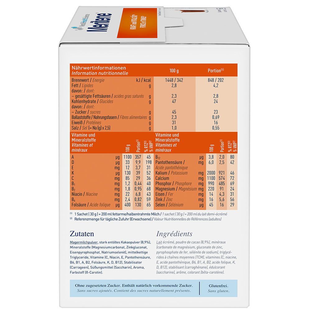 Meritene® KRAFT und VITALITÄT Schokolade