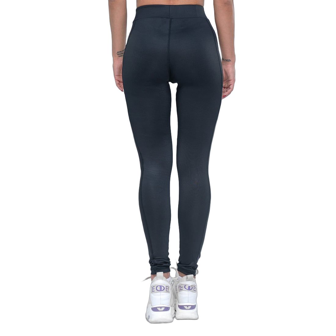 GymBeam Leggings Damen Mesh Black mit langem Bein und Taschen