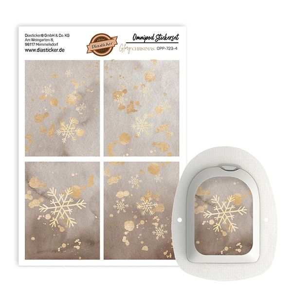 Diasticker® Omnipod Stickerset 'Glory Christmas' 4 St