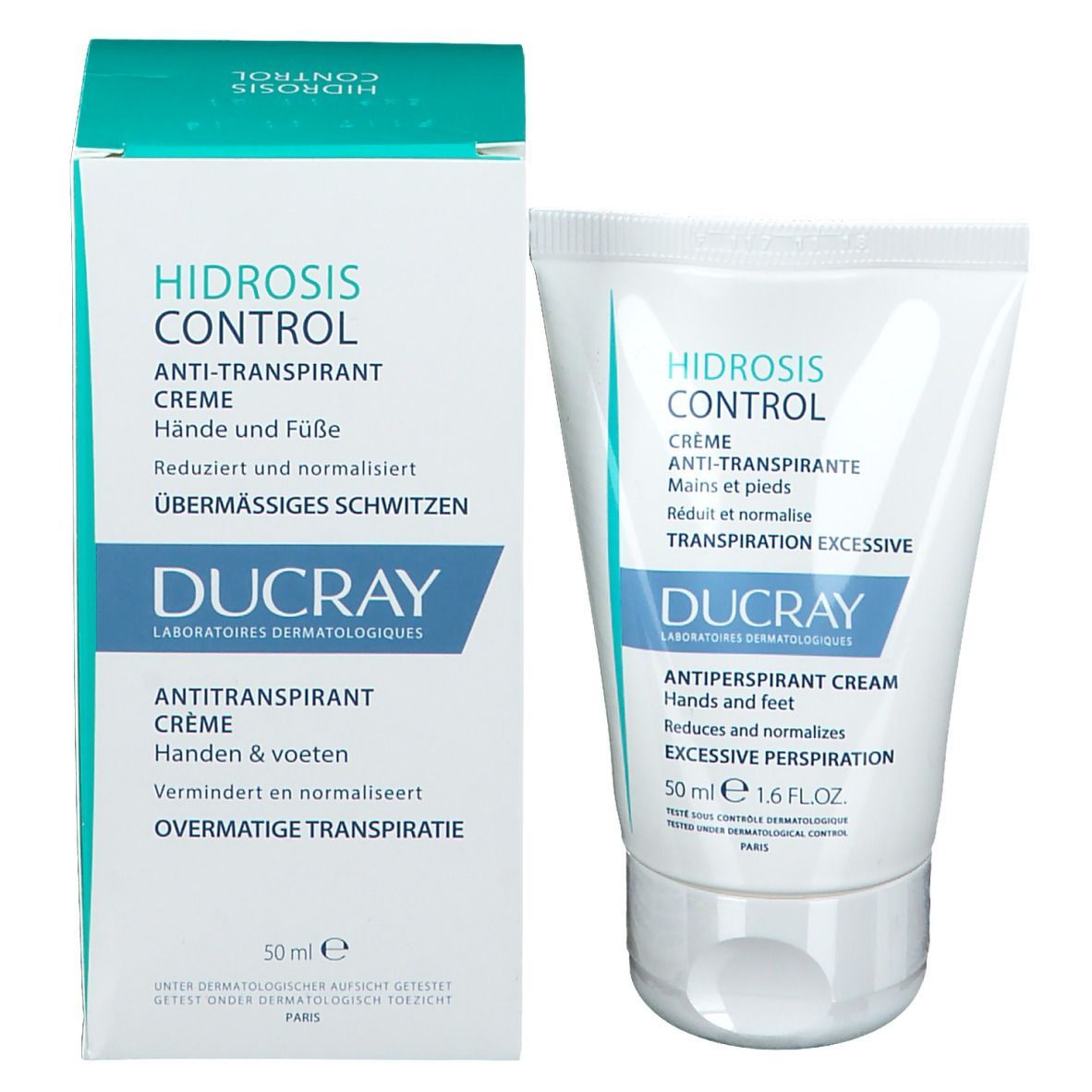 DUCRAY HIDROSIS CONTROL Hand- und Fußcreme