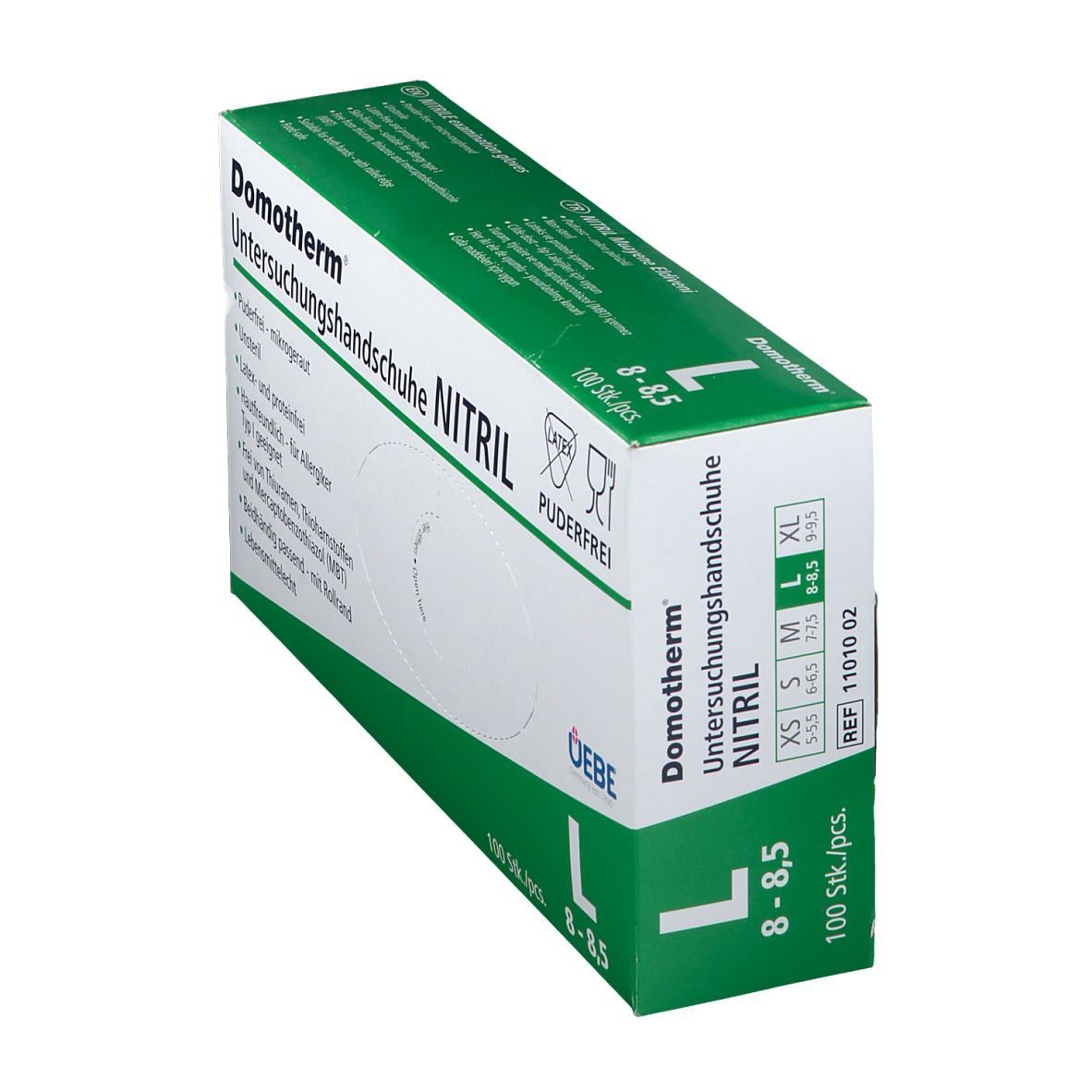 Domotherm® Untersuchungshandschuhe Nitril L 8-8,5