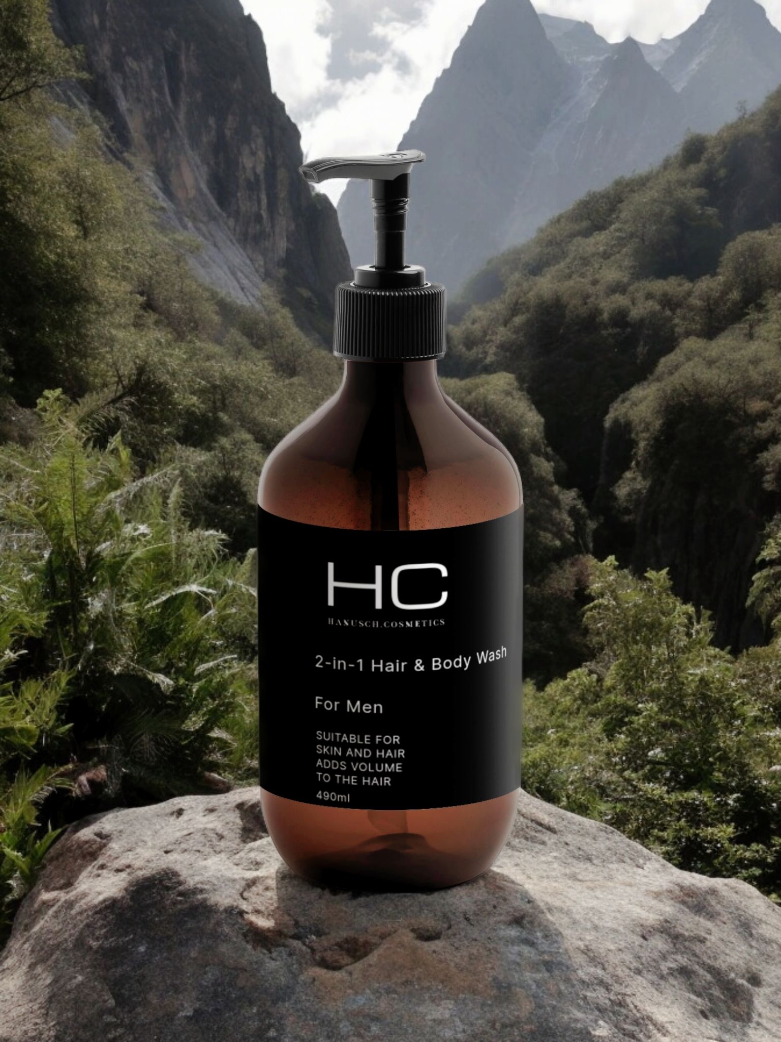 hanusch.cosmetics 2-in-1 Hair & Body Wash For Men