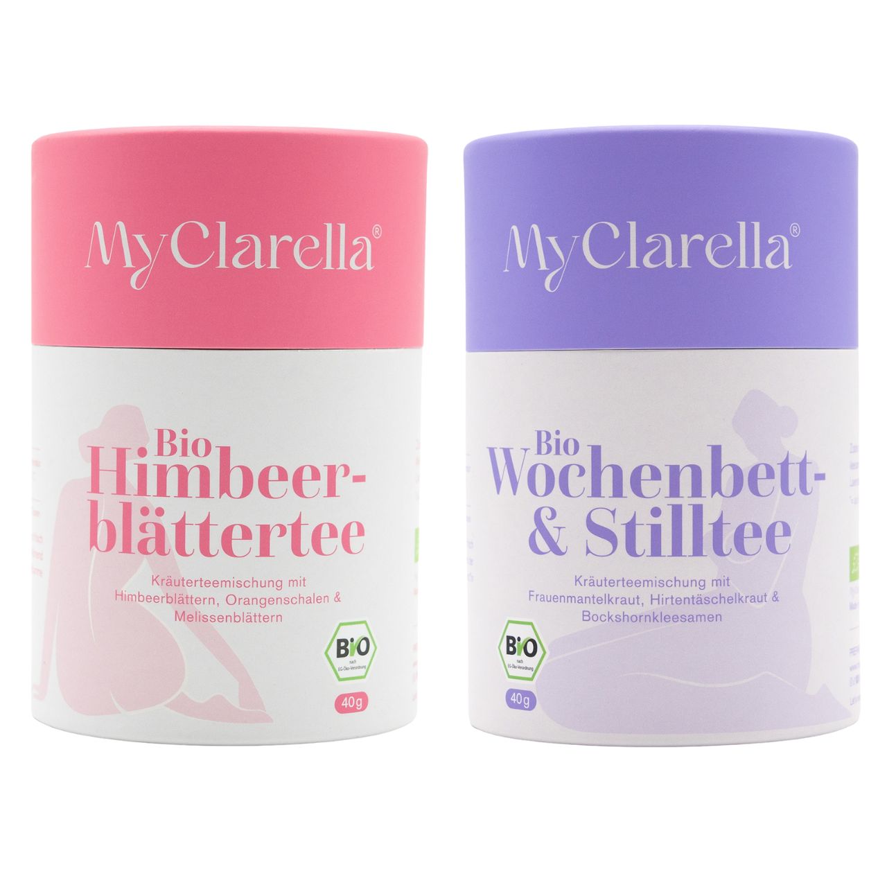 MyClarella Himbeerblättertee und Wochenbett- & Stilltee Bundle