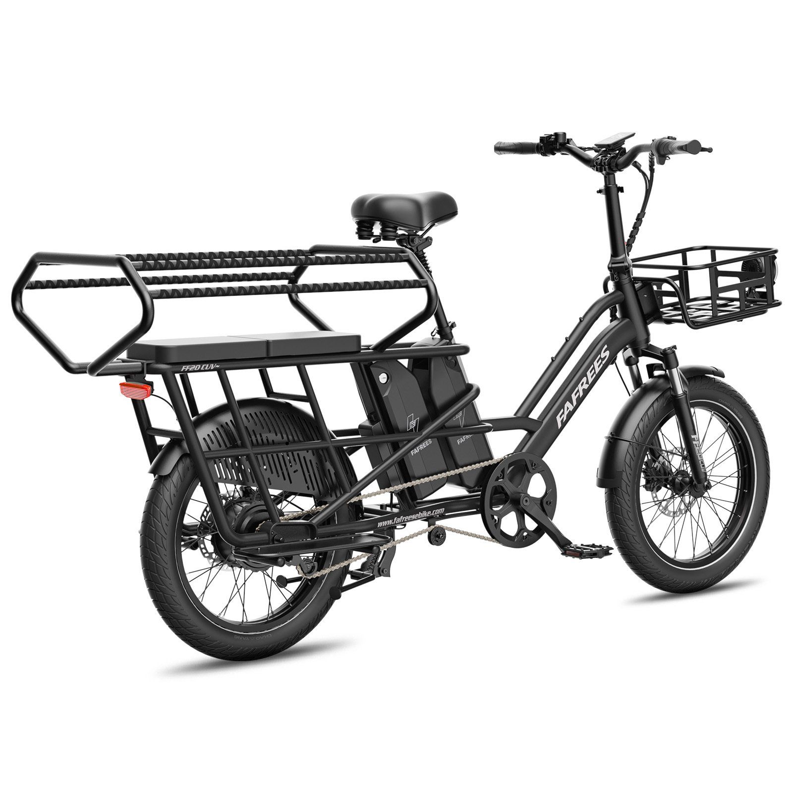 FAFREES FF20 CUV Modulares Longtail-E-Bike – Dual-Akku 30 Ah