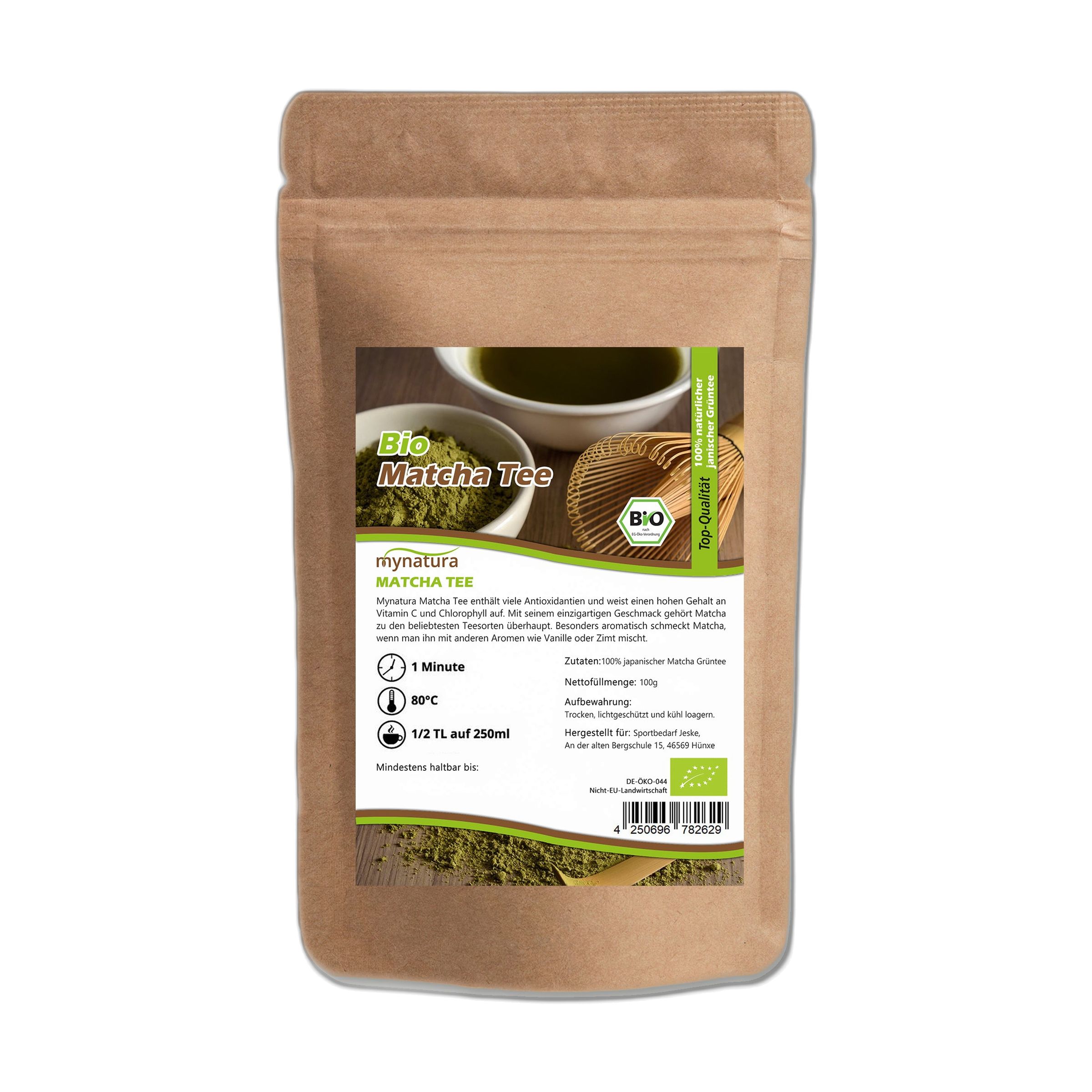 Mynatura Bio Matchapulver 100 g Pulver