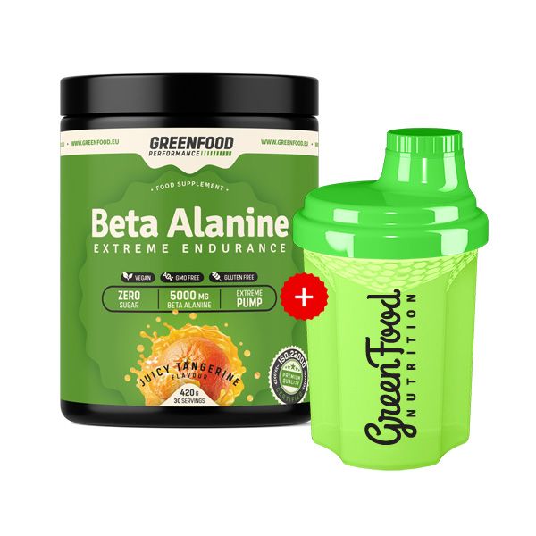GreenFood Nutrition Performance  Beta Alanin  + 300ml Shaker