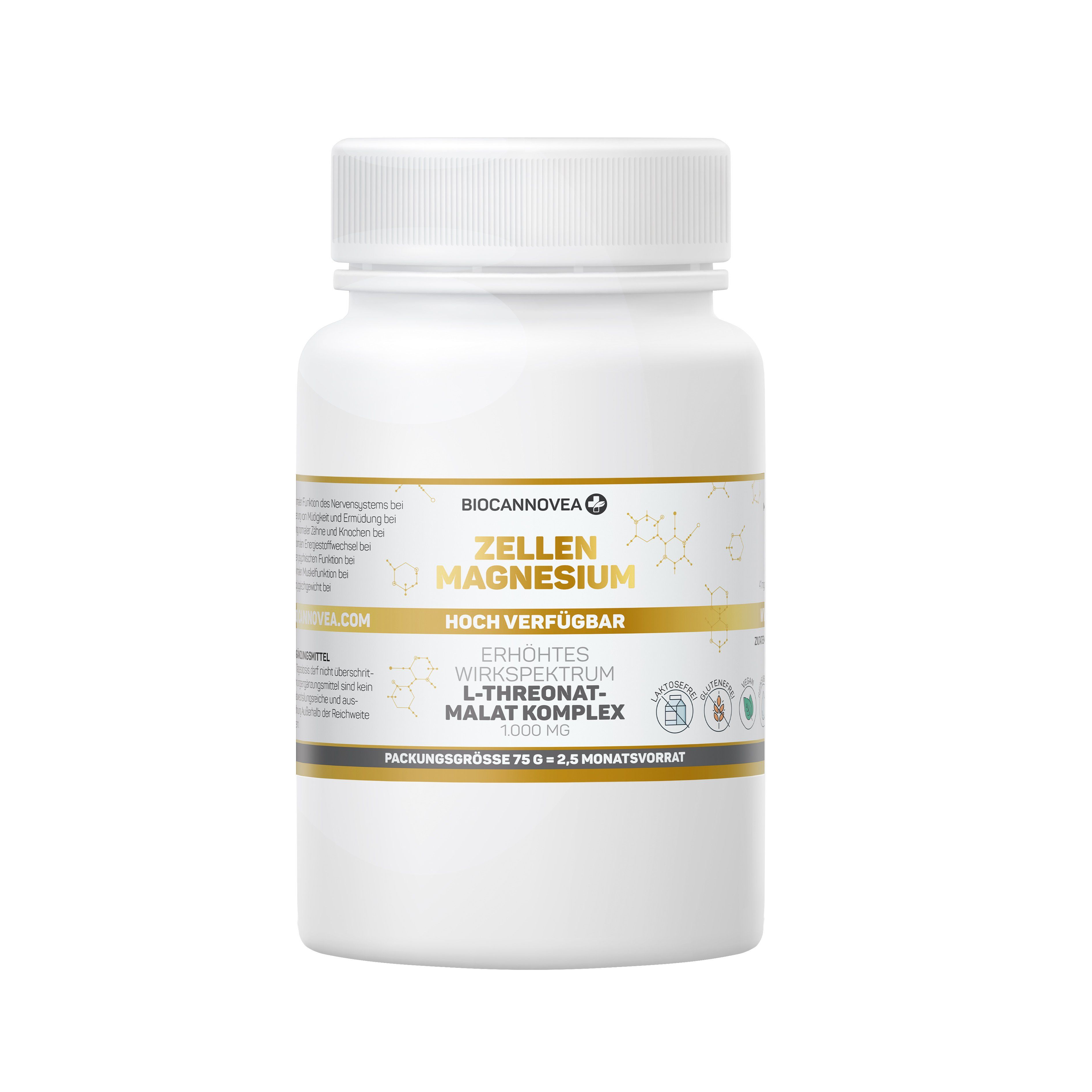 Biocannovea Magnesium L-Threonat-Malat-Komplex
