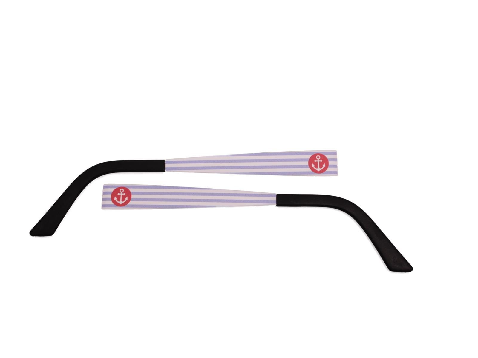 Eye Max Wechselbügel 5673.16 Maritim/ horizontal hellblau-weiß Anker