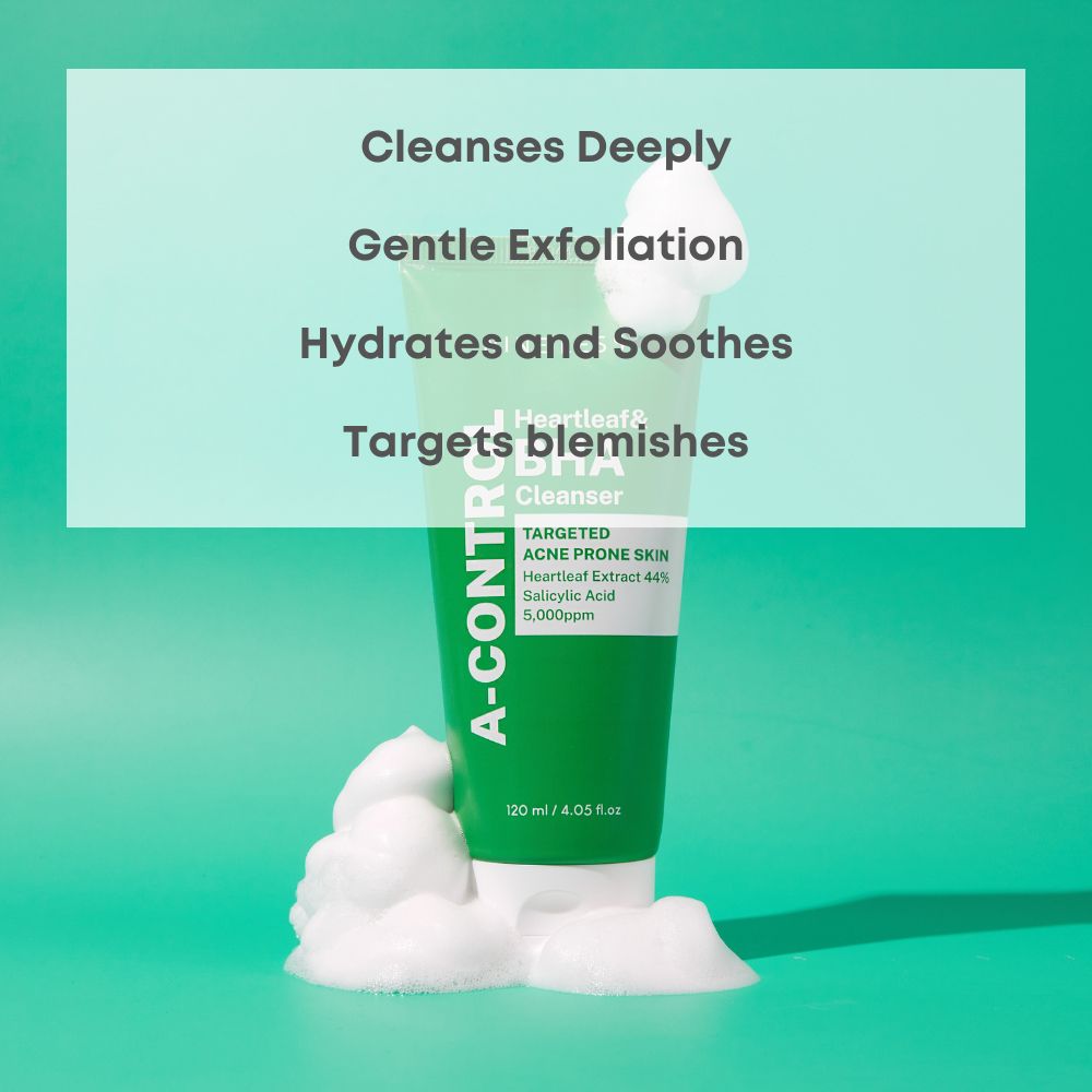 NINE LESS A-Control Heartleaf & BHA Foam Cleanser