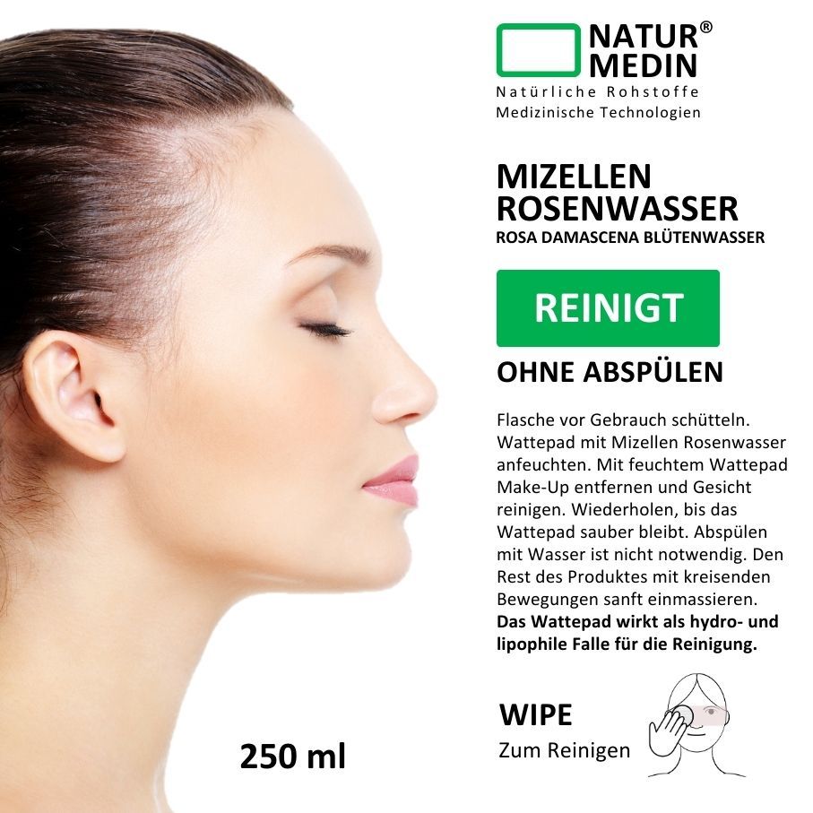 Mizellenwasser Rosenwasser 250ml 250 ml - Shop Apotheke
