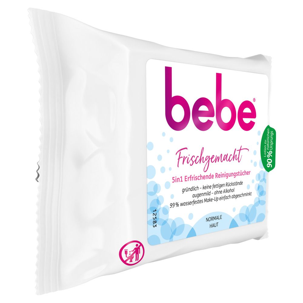 bebe - Reinigungstücher "Frischgemacht - 5in1" – 25 Stück