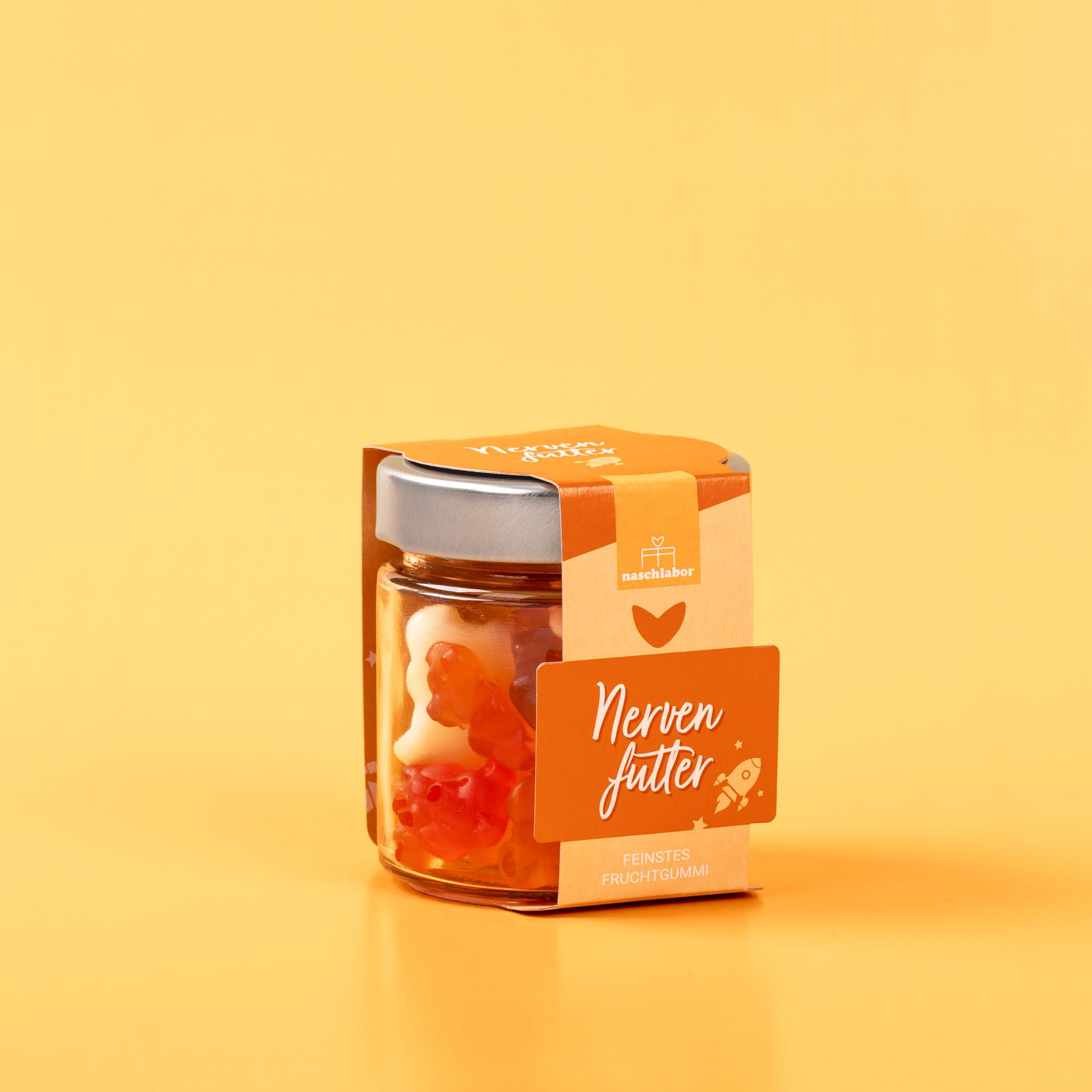naschlabor 8 Gläser Fruchtgummi Nervenfutter Groß-Verpackung