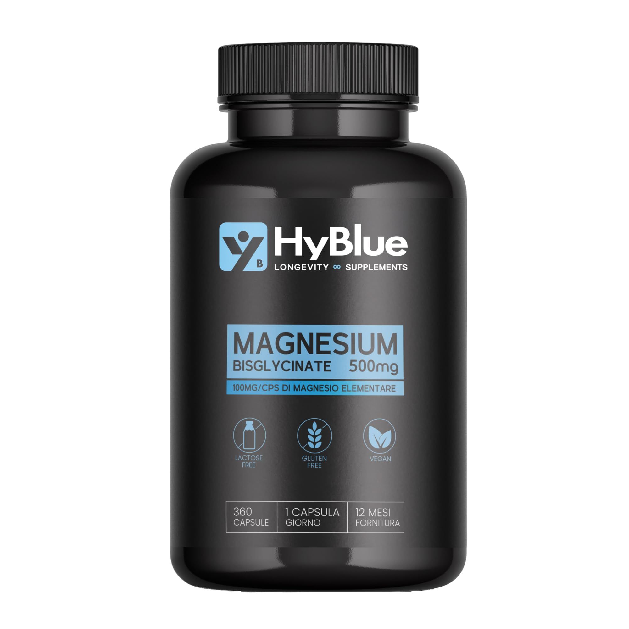 HyBlue Magnesio Bisglicinato 100 mg