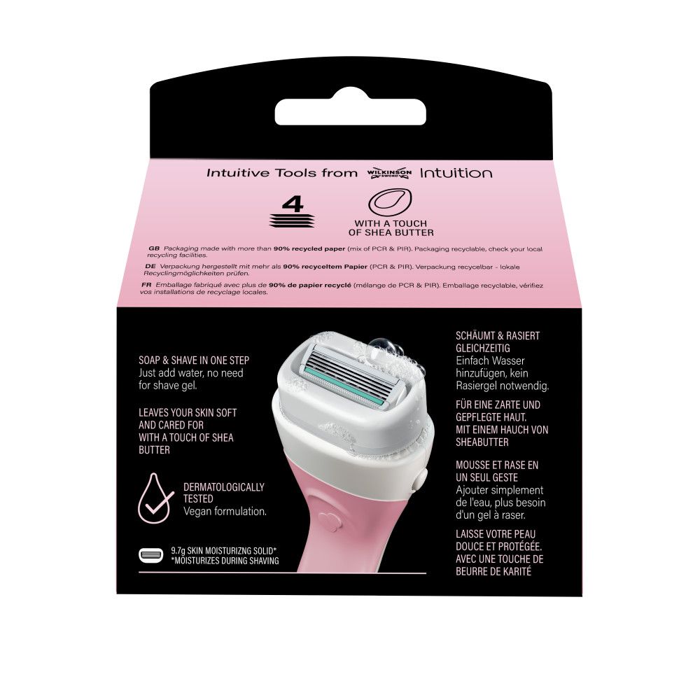 Wilkinson Sword Hydro 5 Rasierer mit 1 Ersatzklinge und 1 Klingenpackung.