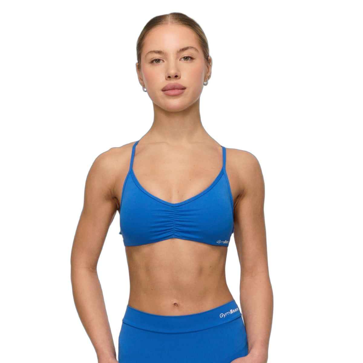 GymBeam Sport-BH Damen mit gekreuzten Trägern Fierce Blau 1 St