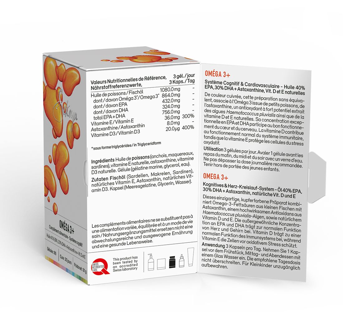 Sekoya Swiss - Omega 3+ |  DHA & EPA