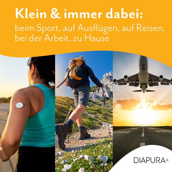 DIAPURA Gluco2Go Glucose-Gel bei Unterzuckerung (12 x 30 ml), Mango-Maracuja-Geschmack