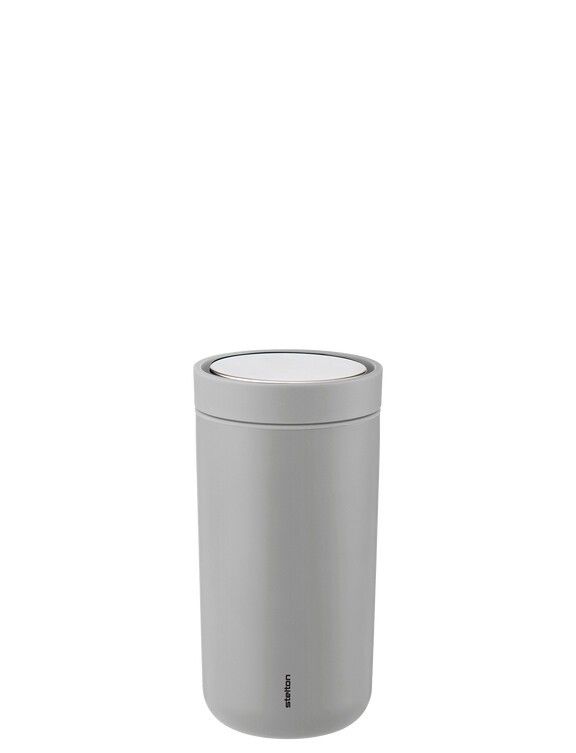 Stelton To Go Click Becher 0,2 l soft Light Grey Trinkbecher