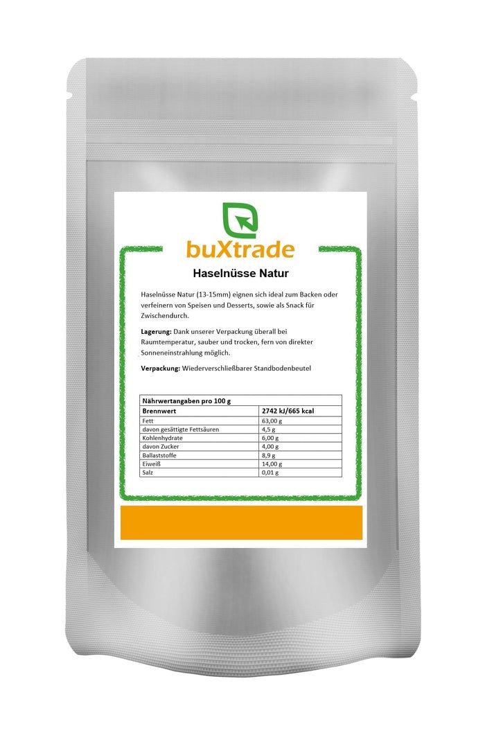 buXtrade Haselnüsse Natur