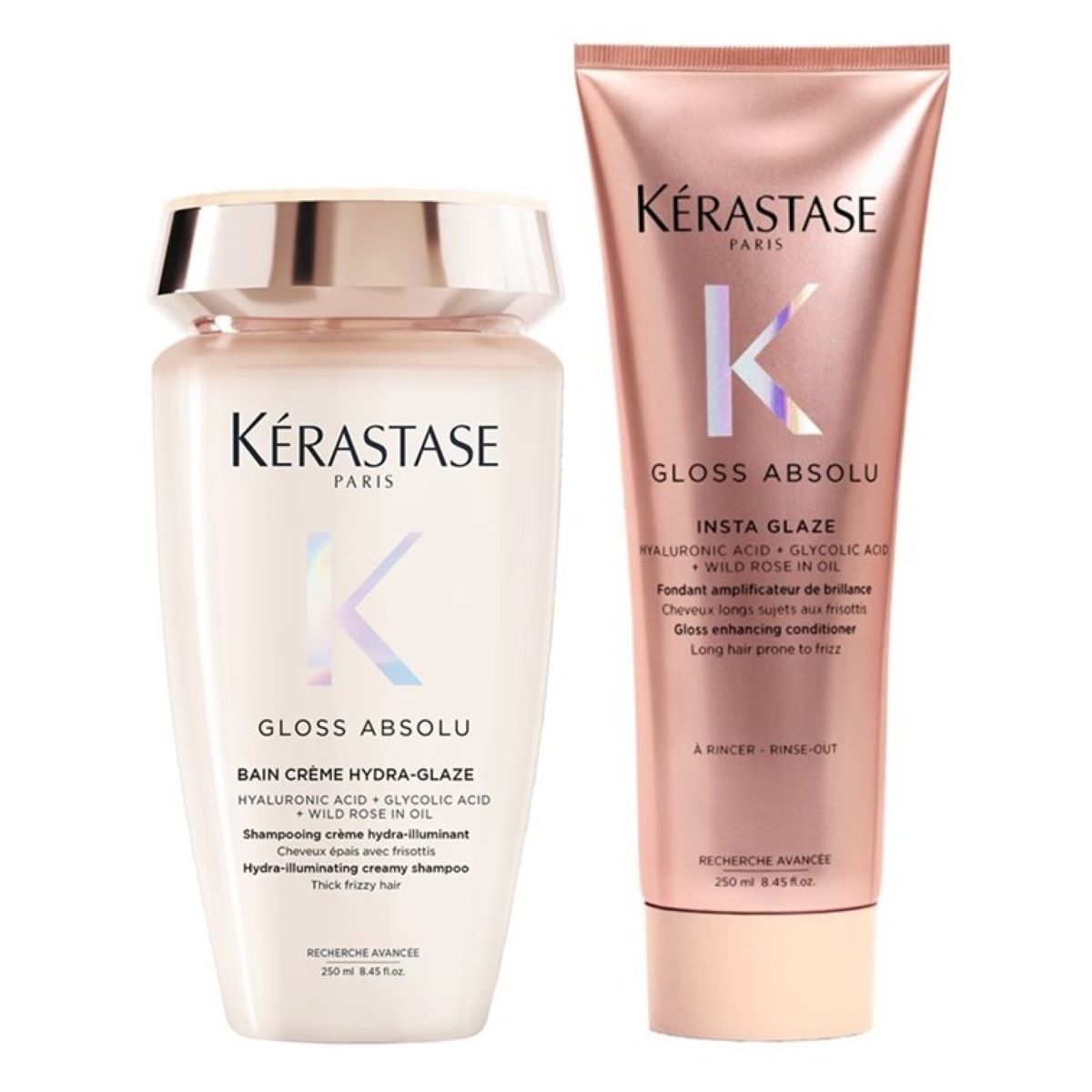 Kérastase Gloss Absolu Crème Bundle (Bain / Fondant) 500 ml