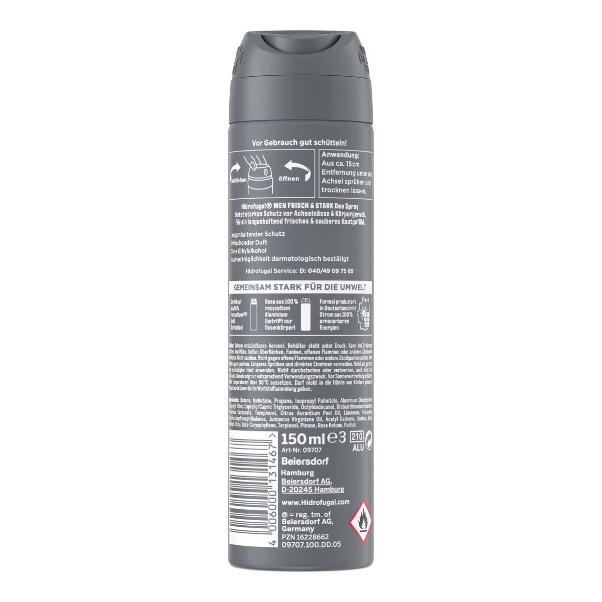 HIDROFUGAL MEN Frisch & Stark Spray