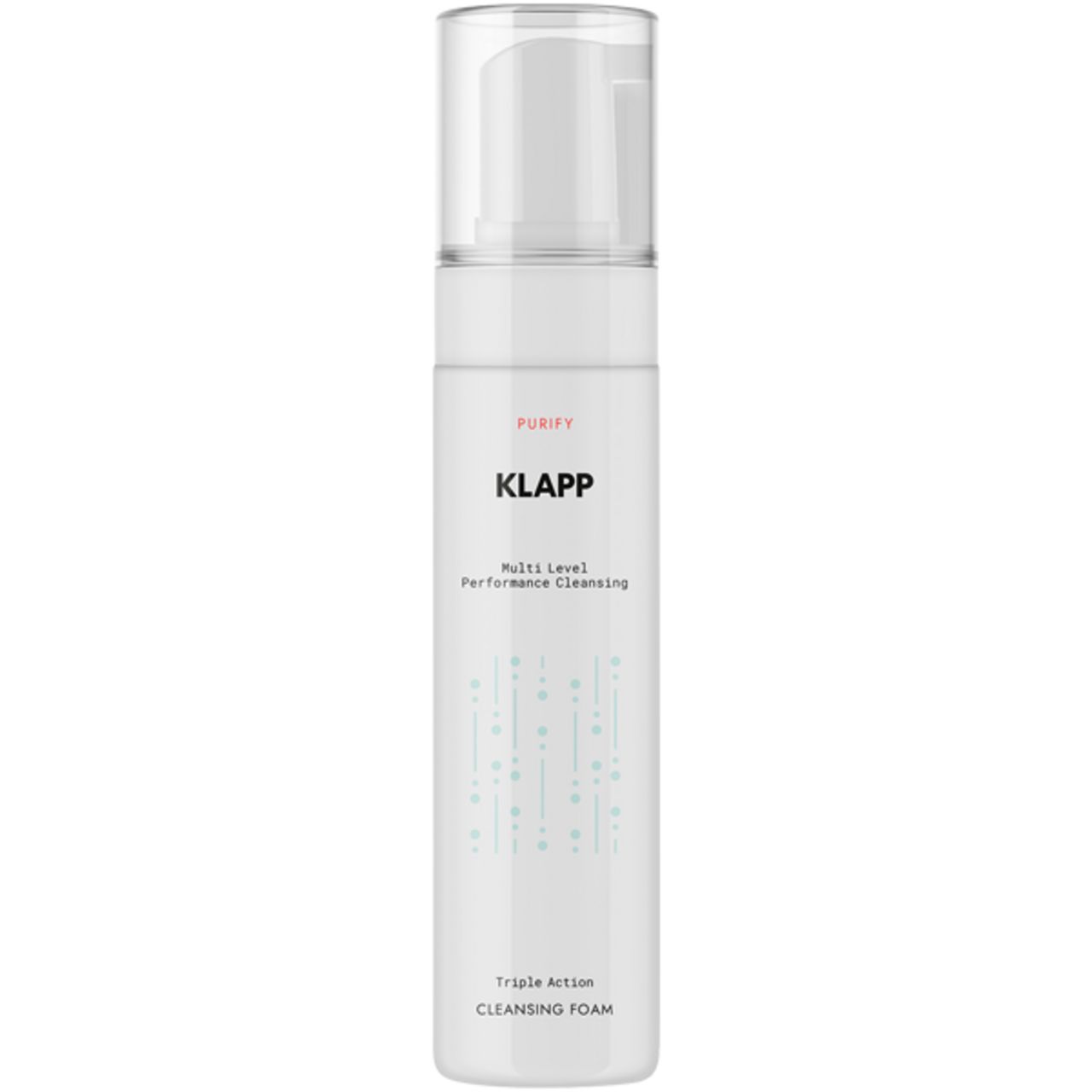 Klapp, Multi Level Performance Cleansing Triple Action Foam 200 ml Schaum