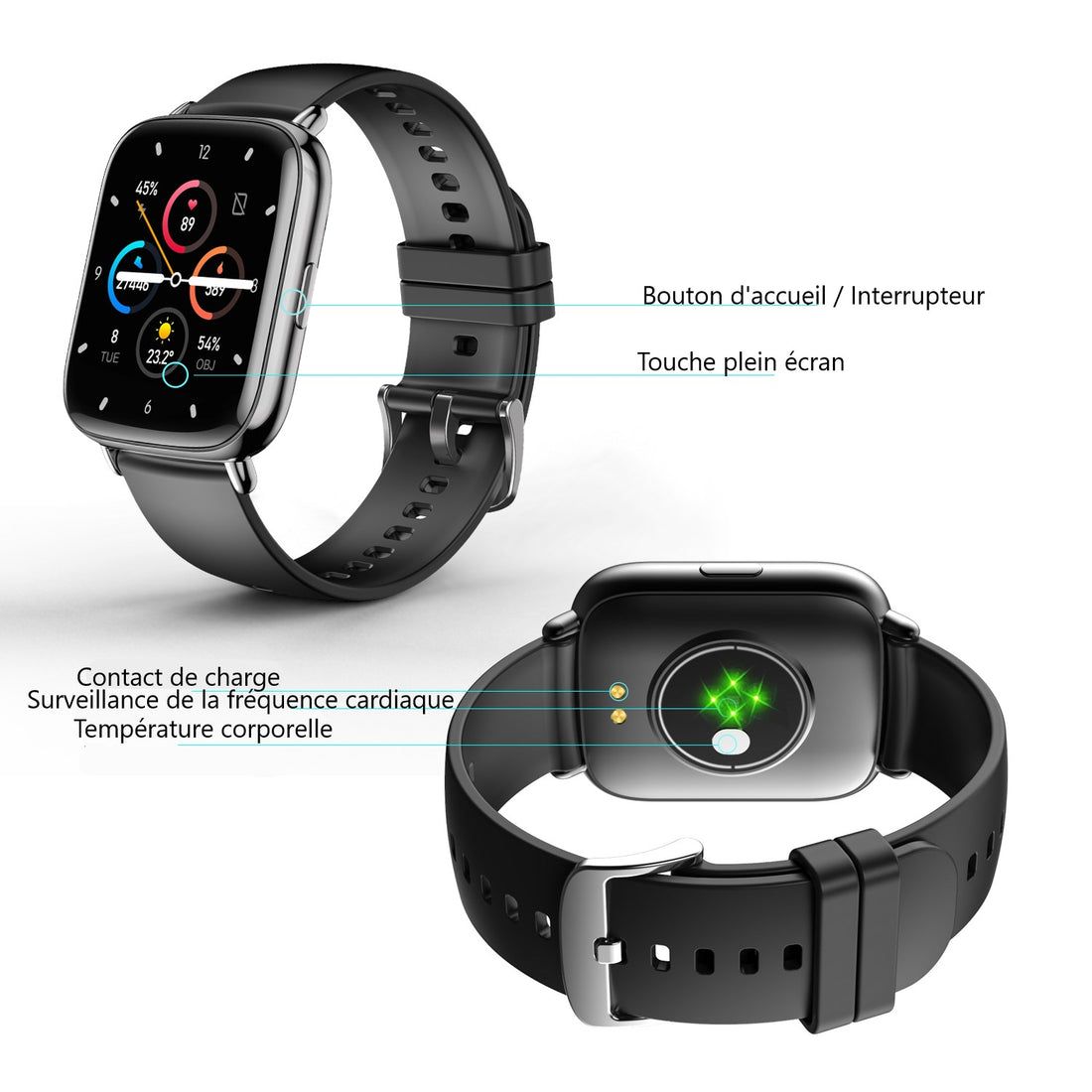 Platyne Multifunktionale Smartwatch