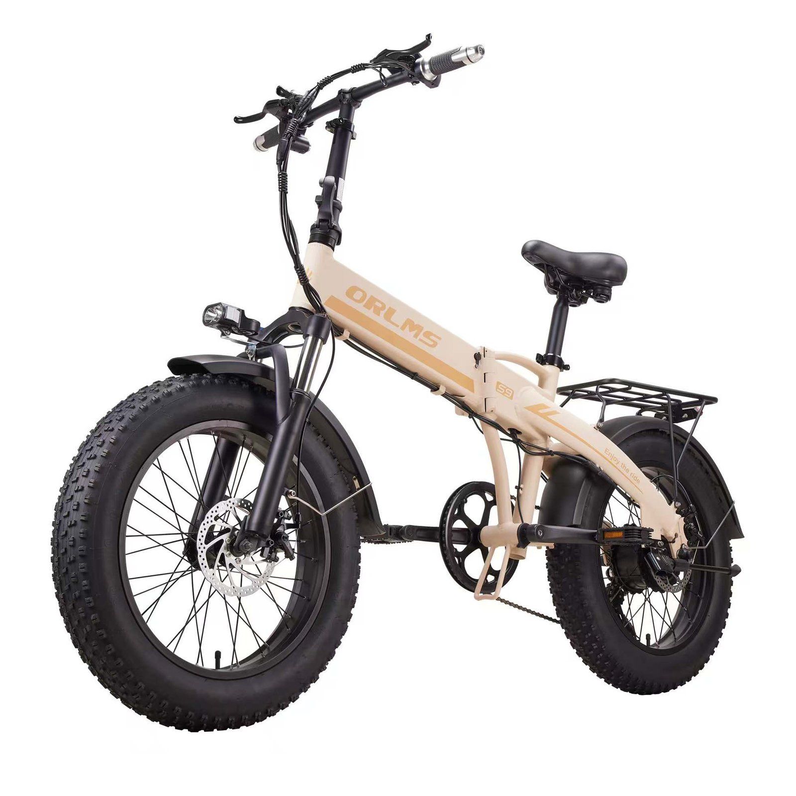 Orlms S9F Faltbares E-Bike, 48V 13Ah Akku (herausnehmbar), 50,8 x 10,2 cm 1 St