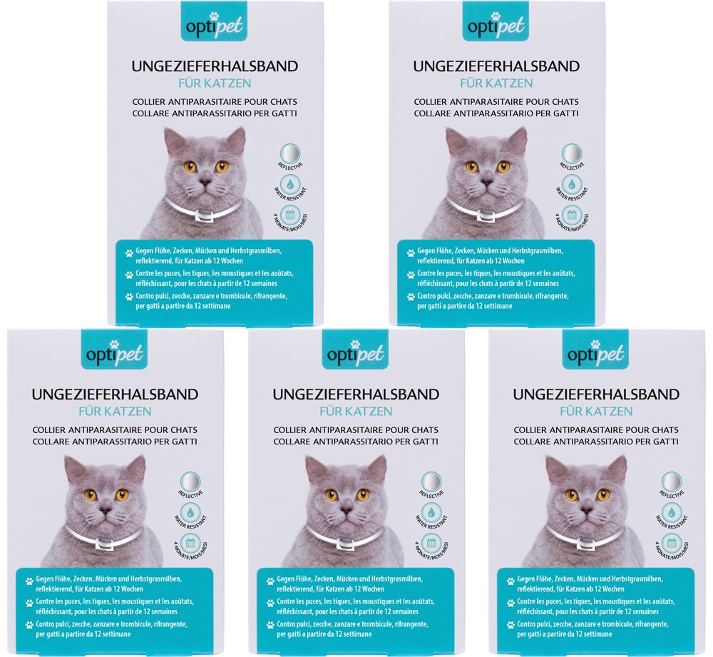 OptiPet Ungezieferhalsband für Katzen