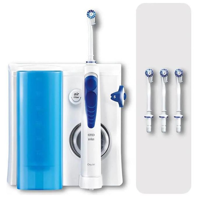 Oral-B Oxyjet Adulto Spazzolino rotante-oscillante Bianco