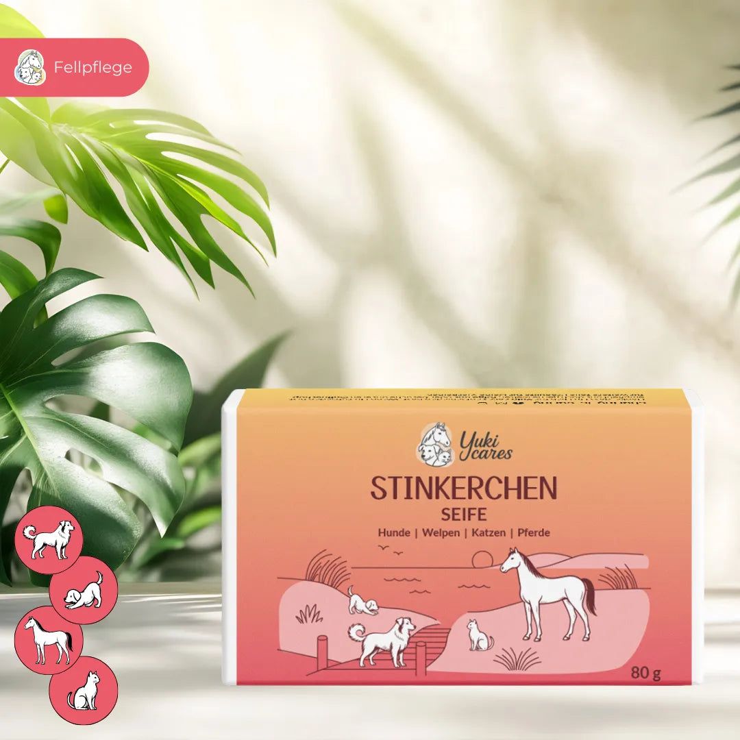 Yuki cares Stinkerchen Seife für Hunde, Katzen & Pferde
