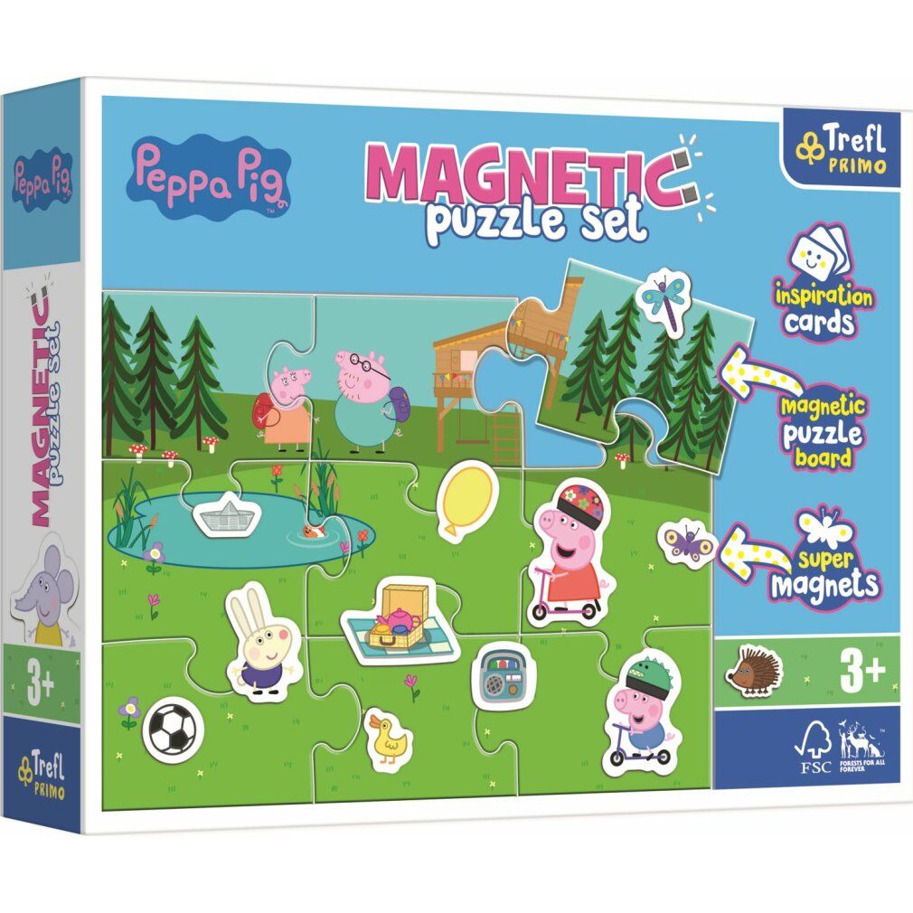 trefl Magnetisches Puzzlespiel Pepin Pig