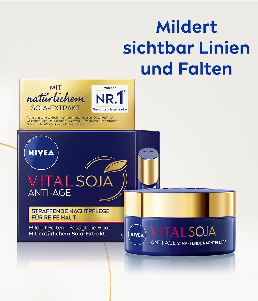 NIVEA VITAL SOJA Anti-Age Straffende Nachtpflege