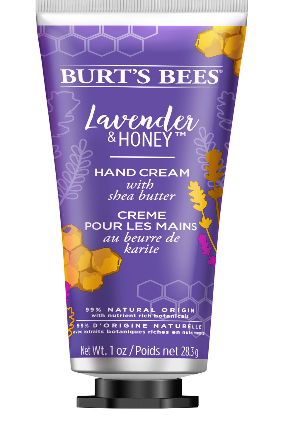 Burt's Bees Handcreme Lavendel & Honig Tube mit Sheabutter.